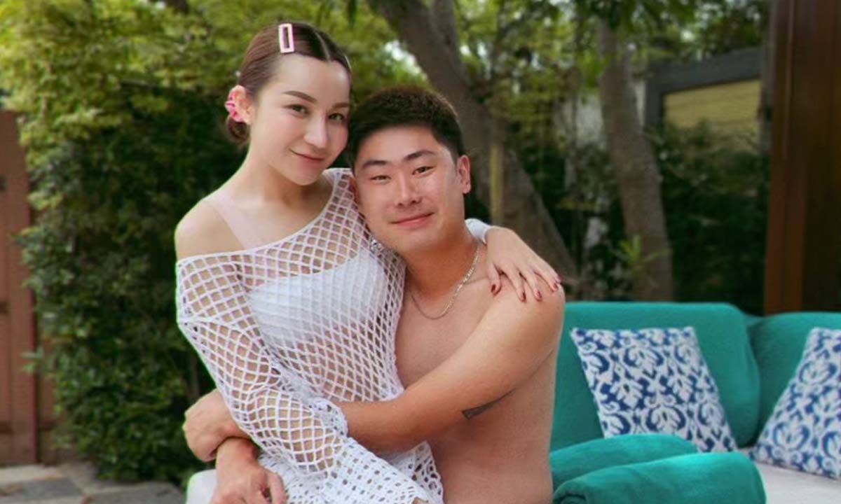 "เอ็ม บุษราคัม" รัวช็อตฟีลแฟนกับสามี น้ำในสระหวานฉ่ำมาก